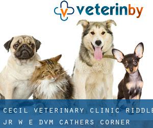 Cecil Veterinary Clinic: Riddle Jr W E DVM (Cathers Corner)